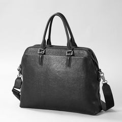 Genuine Leather Mens Cool Messenger Bag Briefcase Work Bag Business Bag Laptop Bag for men