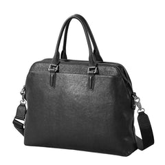 Genuine Leather Mens Cool Messenger Bag Briefcase Work Bag Business Bag Laptop Bag for men