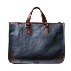 Genuine Leather Mens Cool Messenger Bag Briefcase Work Bag Business Bag Laptop Bag for men