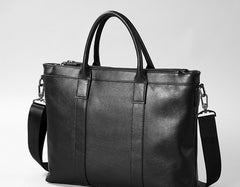 Genuine Leather Mens Cool Messenger Bag Briefcase Work Bag Business Bag Laptop Bag for men