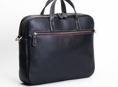 Genuine Leather Mens Cool Messenger Bag Large Briefcase Work Bag Business Bag Laptop Bag for men