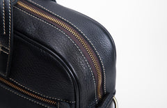 Genuine Leather Mens Cool Messenger Bag Large Briefcase Work Bag Business Bag Laptop Bag for men