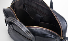 Genuine Leather Mens Cool Messenger Bag Large Briefcase Work Bag Business Bag Laptop Bag for men