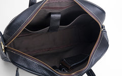 Genuine Leather Mens Cool Messenger Bag Large Briefcase Work Bag Business Bag Laptop Bag for men