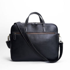 Genuine Leather Mens Cool Messenger Bag Large Briefcase Work Bag Business Bag Laptop Bag for men