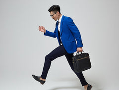 Genuine Leather Mens Cool Messenger Bag Large Briefcase Work Bag Business Bag Laptop Bag for men