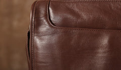 Genuine Leather Mens Cool Shoulder Bag Messenger Bag Chest Bag Bike Bag Cycling Bag for men