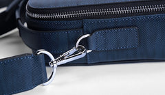 Genuine Leather Mens Cool Shoulder Bag Messenger Bag Chest Bag Bike Bag Cycling Bag for men