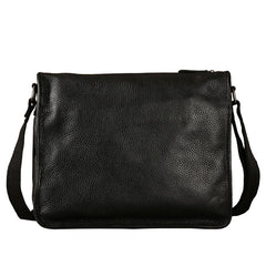 Genuine Leather Mens Cool Shoulder Bag Messenger Bag Chest Bag Bike Bag Cycling Bag for men