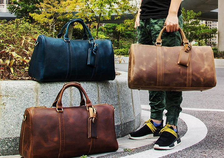 Camel Large Weekender Bag