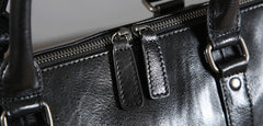 Genuine Leather Mens Travel Bag Cool Messenger Bag Shoulder Bag Handbag Weekender Bag for Men