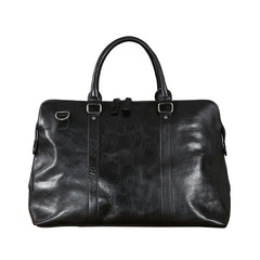 Genuine Leather Mens Travel Bag Cool Messenger Bag Shoulder Bag Handbag Weekender Bag for Men