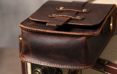 Leather Belt Pouch Mens Small Cases Waist Bag Hip Pack Belt Bag Fanny Pack Bumbag for Men