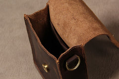 Leather Belt Pouch Mens Small Cases Waist Bag Hip Pack Belt Bag Fanny Pack Bumbag for Men