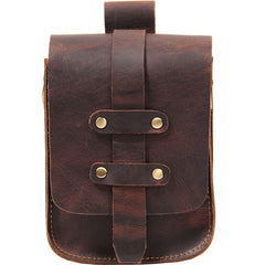 Leather Belt Pouch Mens Small Cases Waist Bag Hip Pack Belt Bag Fanny Pack Bumbag for Men