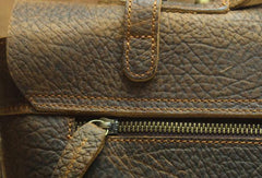 Vintage Mens Leather Briefcase Business Briefcase Work Bag Shoulder Bag For Men - iwalletsmen