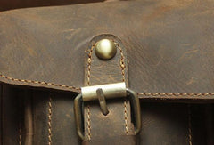 Vintage Mens Leather Camera Bag Small Messenger Bag Cross Body Bag For Men - iwalletsmen