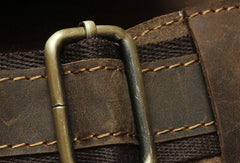 Vintage Mens Leather Camera Bag Small Messenger Bag Cross Body Bag For Men - iwalletsmen