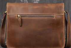 Genuine Leather Messenger Bag Cross Body Cool Chest Bag Sling Bag Travel Bag Hiking Bag For Men - iwalletsmen