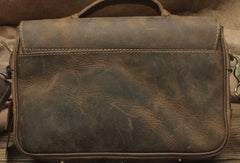 Vintage Mens Leather Camera Bag Small Messenger Bag Cross Body Bag For Men - iwalletsmen