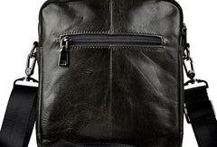 Cool Mens Leather Small Messenger Bag Vintage CrossBody Bag Handbags Shoulder Bag For Men - iwalletsmen