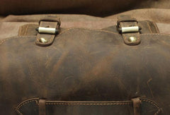 Vintage Mens Leather Camera Bag Small Messenger Bag Cross Body Bag For Men - iwalletsmen