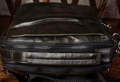 Cool Mens Leather Small Messenger Bag Vintage CrossBody Bag Handbags Shoulder Bag For Men - iwalletsmen