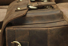 Vintage Mens Leather Camera Bag Small Messenger Bag Cross Body Bag For Men - iwalletsmen