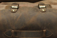 Vintage Mens Leather Camera Bag Small Messenger Bag Cross Body Bag For Men - iwalletsmen