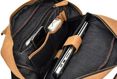Cool Mens Leather Vintage Backpack Large Travel Backpack Hiking Backpack For Men - iwalletsmen