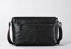 Genuine Vintage Leather Mens Cool Shoulder Bag Messenger Bag Chest Bag Bike Bag Cycling Bag for men