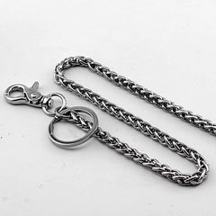 Cool SKull Double Lock Key Chain Long Wallet Chain Pants Chain Jeans Chain Jean Chains For Men - iwalletsmen