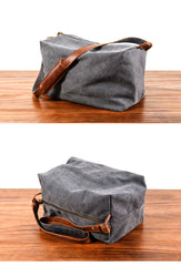 Khaki Canvas Gym Side Bag Messenger Bag Mens Cycling Khaki Canvas Messenger Bag For Men - iwalletsmen