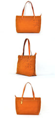 Vintage Canvas Leather Mens Womens Tote Shopping Bags Messenger Bag Tan Tote Handbag For Men Women - iwalletsmen