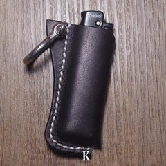 Bic j3 Leather Lighter Case Leather Bic j3 Lighter Holders Handmade Tan Leather Bic j3 Lighter Covers For Men - iwalletsmen