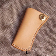 Handmade Bic j3 Leather Lighter Case Beige Leather Bic j3 Lighter Holder Leather Bic j3 Lighter Covers For Men - iwalletsmen