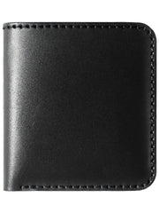 Handmade Coffee Leather Mens Billfold Wallets Personalize Coffee Bifold Small Wallets for Men - iwalletsmen