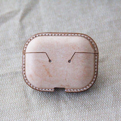 Handmade Green Waxed Leather AirPods Pro Case Leather AirPods Case Airpod Case Cover - iwalletsmen