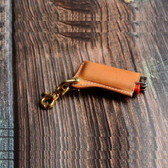 Handmade Coffee Bic j3 j5 j6 Leather Lighter Cases Leather Bic j3 j5 j6 Lighter Holder Leather Bic j3 j5 j6 Lighter Covers For Men - iwalletsmen