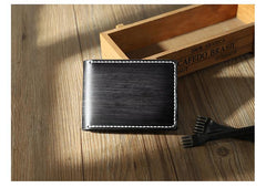 Handmade Leather Mens Licenses Wallet Personalize Bifold License Card Wallets for Men - iwalletsmen