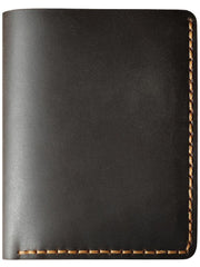 Handmade Blue Leather Mens Trifold Billfold Personalized Trifold Small Wallets for Men - iwalletsmen