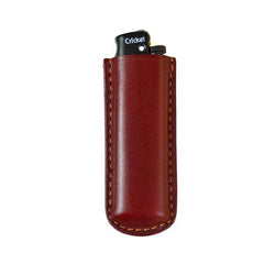 Handmade Cricket Brown Leather Lighter Case Leather Cricket Lighter Holder Leather Cricket Lighter Covers For Men - iwalletsmen