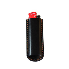 Handmade Cricket Brown Leather Lighter Case Leather Cricket Lighter Holder Leather Cricket Lighter Covers For Men - iwalletsmen