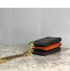 Handmade Leather Mens Cool Key Biker Wallet Car Key Holder License Holder Chain Wallet for Men - iwalletsmen