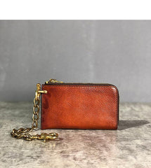 Handmade Leather Mens Cool Key Biker Wallet Car Key Holder License Holder Chain Wallet for Men - iwalletsmen