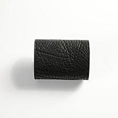 Handmade Black Leather Mens Cool Slim Leather Wallet Men Brown Small Wallet Card Holders for Men - iwalletsmen
