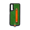 Handmade Orange Leather Huawei Nova 6 Case with Card Holder CONTRAST COLOR Huawei Nova 6 Leather Case - iwalletsmen