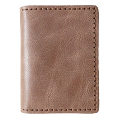 Handmade Leather Mens Black Card Holders License Wallets Slim Bifold Card Wallet for Men - iwalletsmen