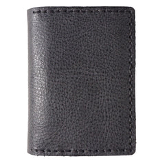 Handmade Leather Mens Black Card Holders License Wallets Slim Bifold Card Wallet for Men - iwalletsmen