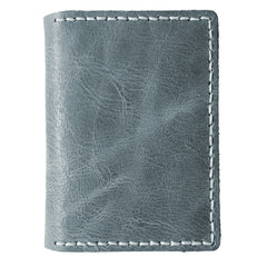 Handmade Leather Mens Black Card Holders License Wallets Slim Bifold Card Wallet for Men - iwalletsmen